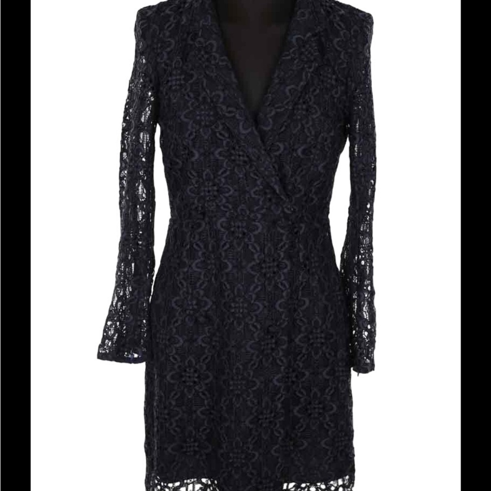 Sandro Nanie Mini Lace Dress size S - Picture 10 of 11